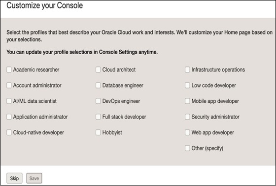 Customize your Console