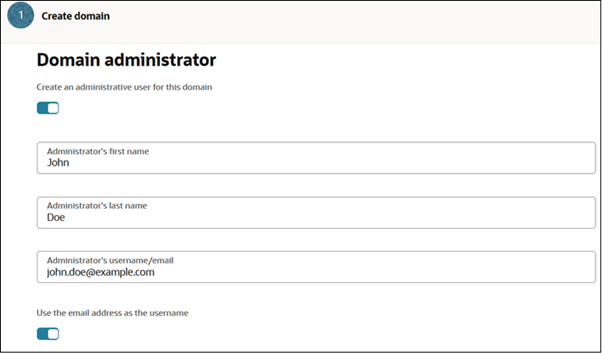 Domain administrator