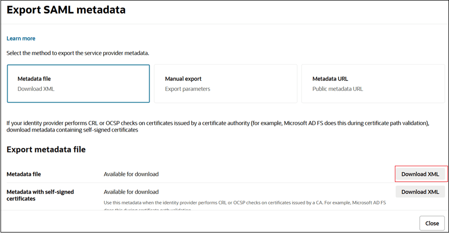 Download Metadata Download Metadata