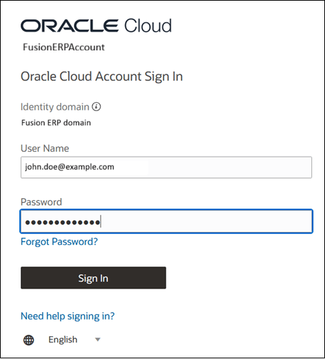 Sign in to the cloud account 1 Sign in to the cloud account 1