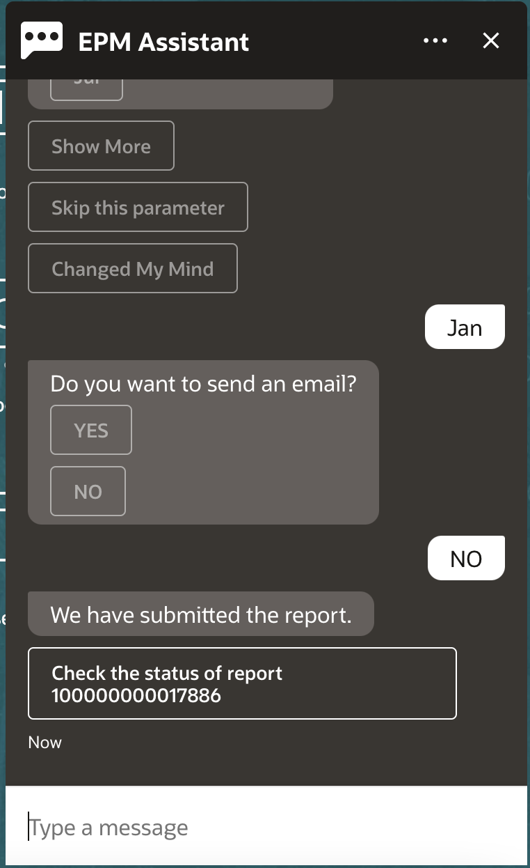 planning module generate report5