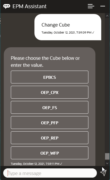 Work with cubes example 1