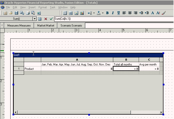 The image illustrates the information when you use the formula bar to select the functions and dimensions that return your result.