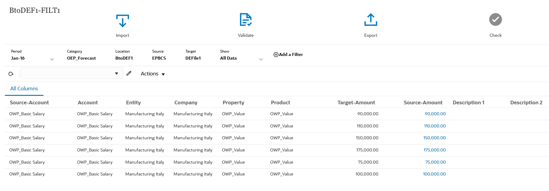 Image shows a Workbench page.