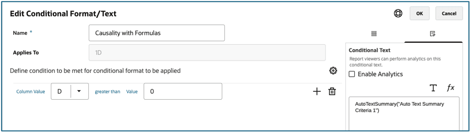 Conditional Text 13e