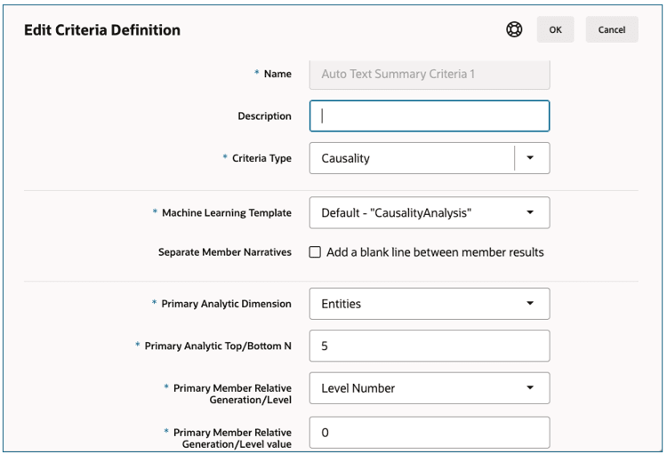 Example of Causality Criteria Type
