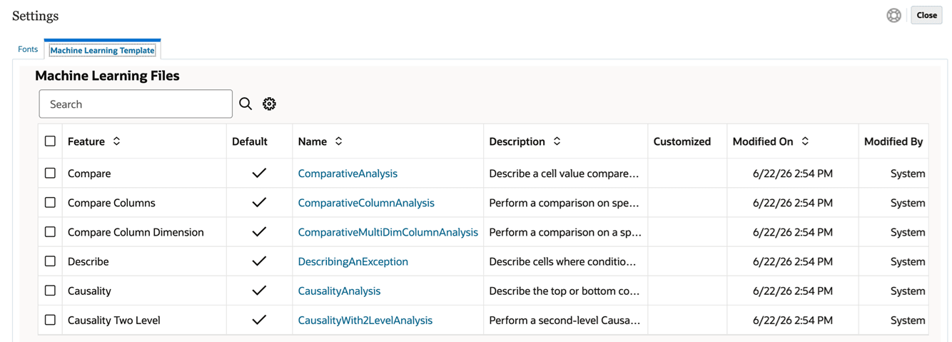 Machine Learning Files
