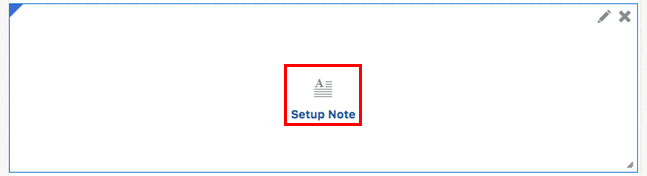 Setup Note Icon