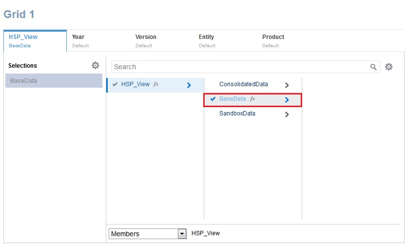 HSP View POV with Base Data selected HSP View POV with Base Data selected