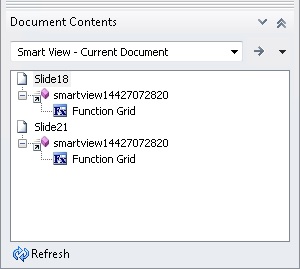 Document Content Pane After Importing Metadata