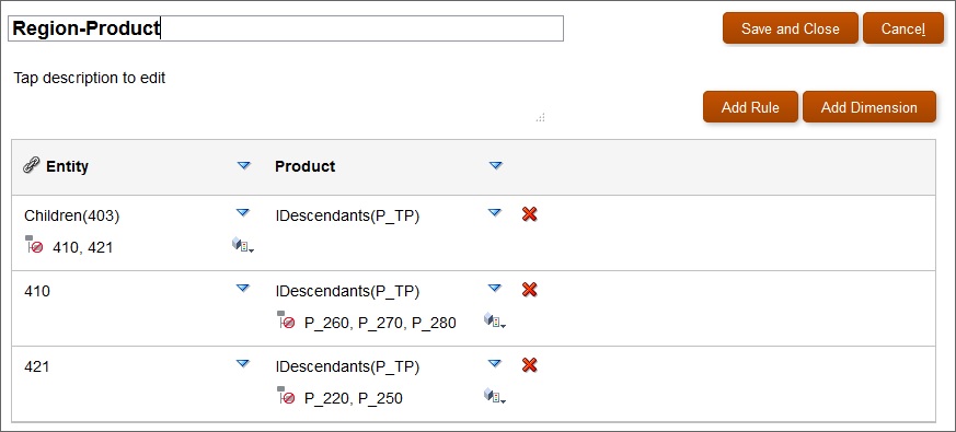 Shows the valid intersection construction interface in the Planning web.