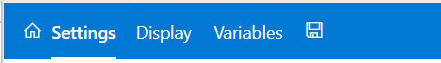 The User Preferences panel showing the Home icon used to close the panel