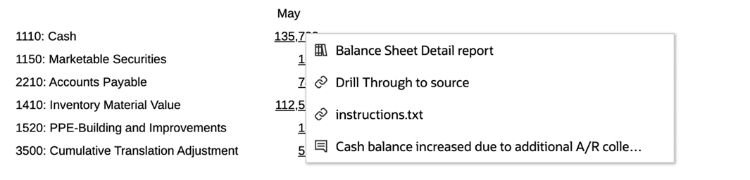 Text comments for Reports and Grid Cells Text comments for Reports and Grid Cells