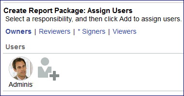 assign users screen