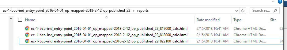 reports folder