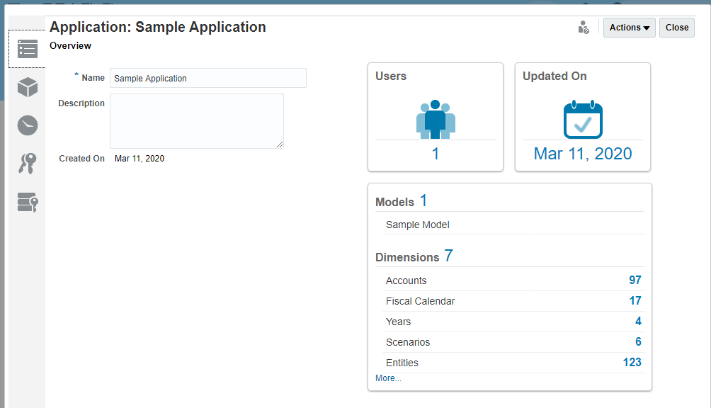 sample application in library