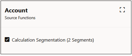 Calculation Segmentation example showing two segments selected Calculation Segmentation example showing two segments selected