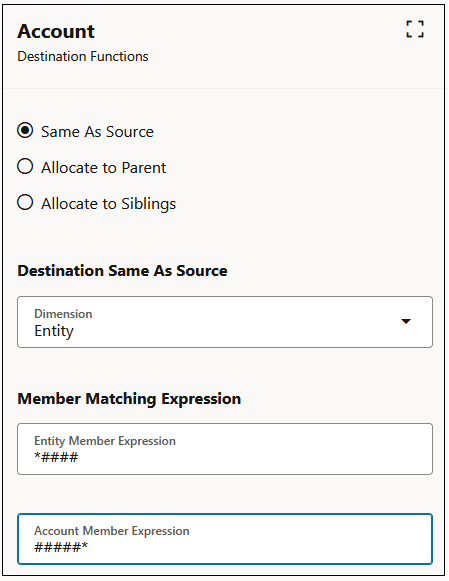 Member Matching Expression examples