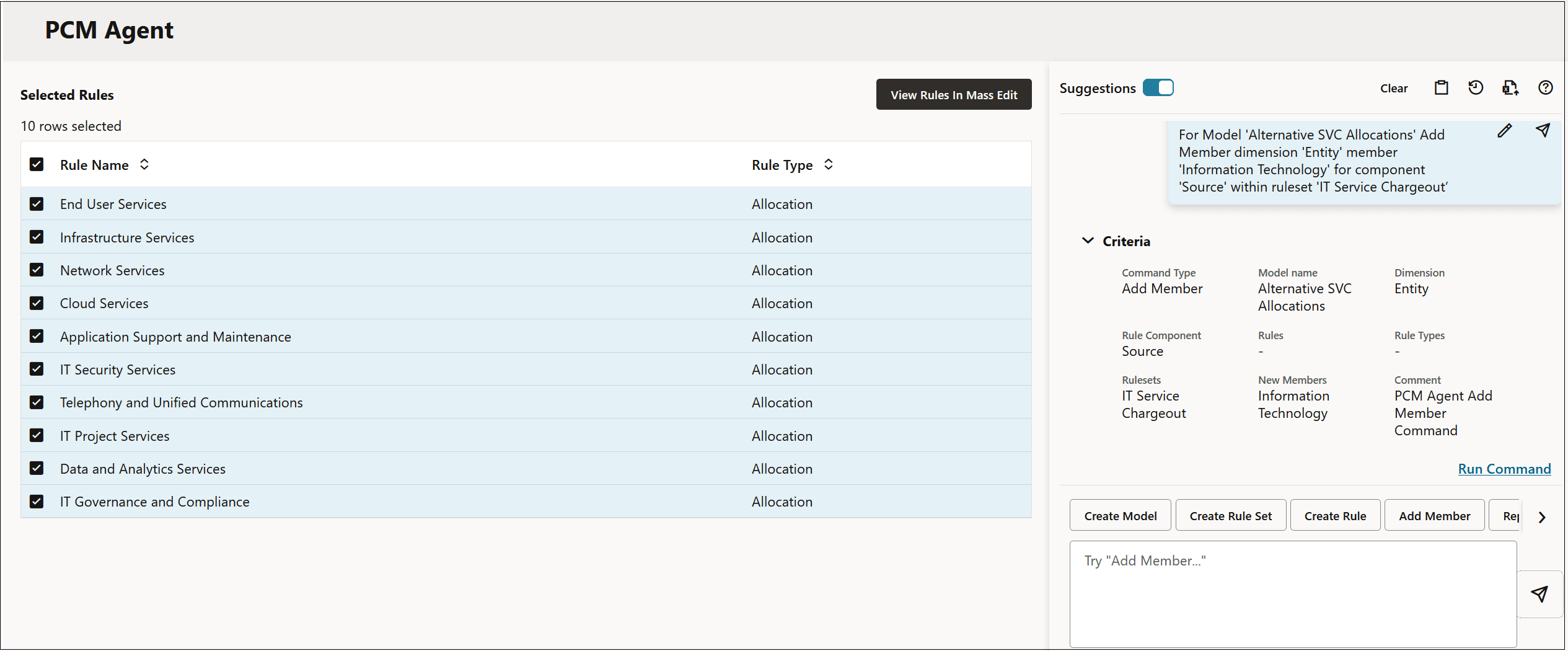PCM Agent page showing the user request to add a member PCM Agent page showing the user request to add a member
