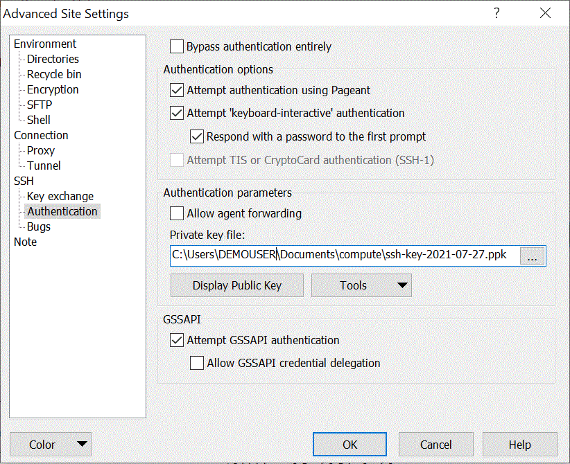 Image shows the Advanced Site Settings page Image shows the Advanced Site Settings page