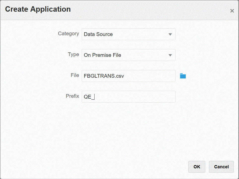 Image shows the Create Application page. Image shows the Create Application page.