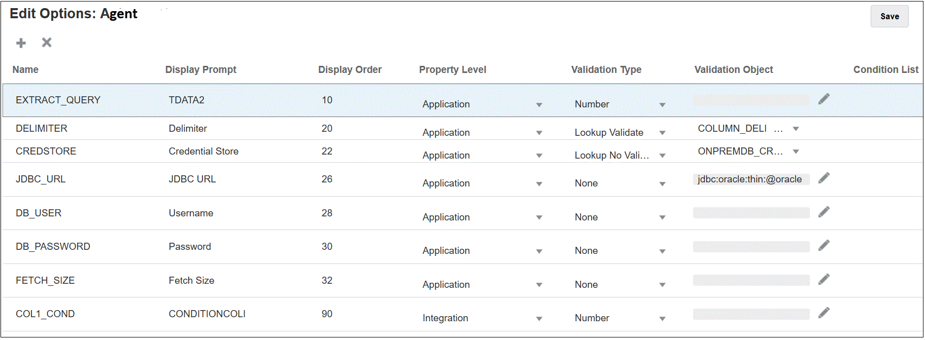 Image shows the Edit Options page. Image shows the Edit Options page.