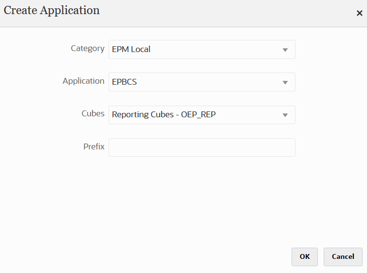 Image shows the Applications page.