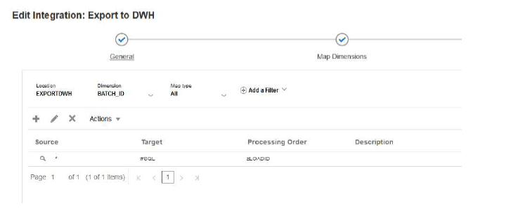 Image shows mapped BATCH_ID Dimension Image shows mapped BATCH_ID Dimension