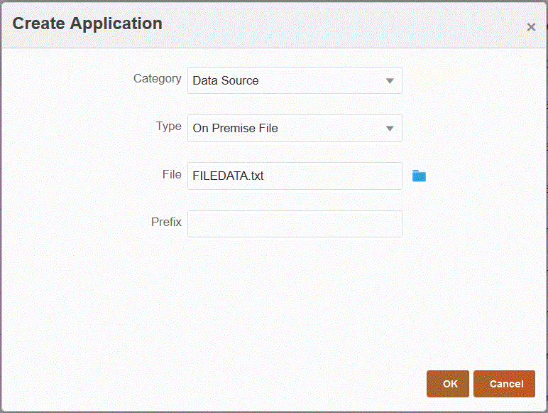 Image shows the Create Application page. Image shows the Create Application page.