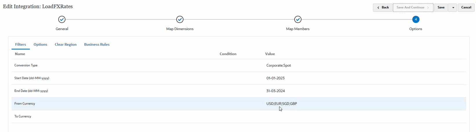 Image shows the Options tab in Options. Image shows the Options tab in Options.