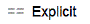 Image show Explicit mapping icon. Image show Explicit mapping icon.