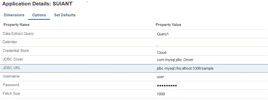 Image shows the Application Details page. Image shows the Application Details page.
