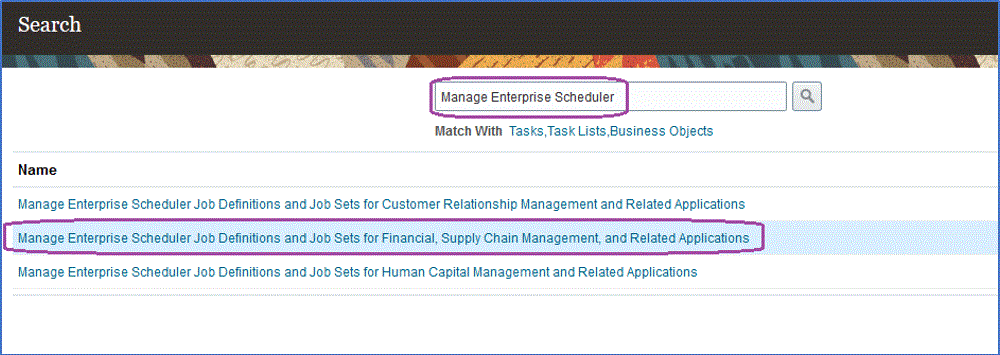 Image shows the Search page. Image shows the Search page.