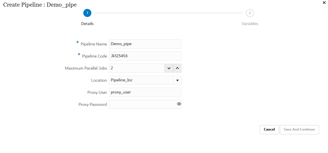 Image shows the Create Integration page. Image shows the Create Integration page.