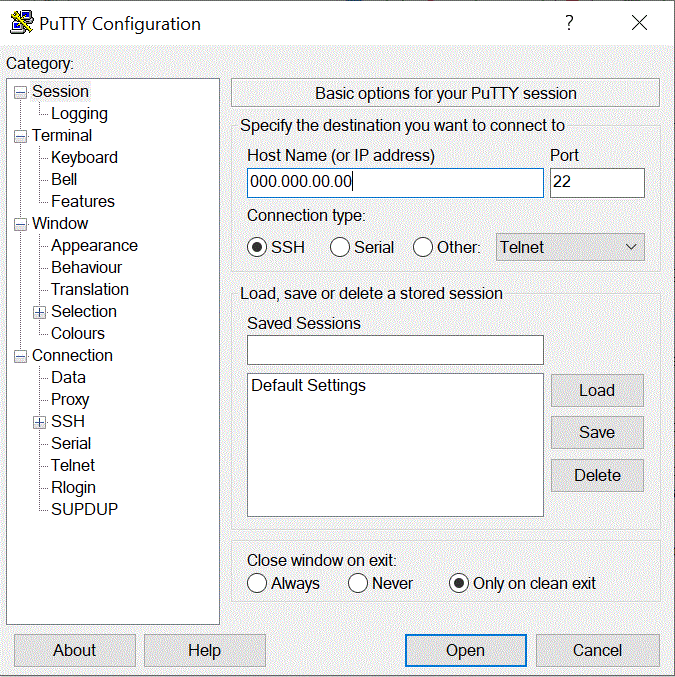 Image shows the Basics page. Image shows the Basics page.