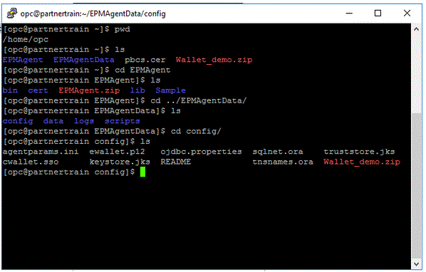 Image shows the Compute instance connected by Putty. Image shows the Compute instance connected by Putty.