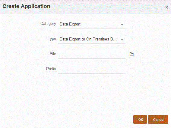 Image shows Create Application page. Image shows Create Application page.