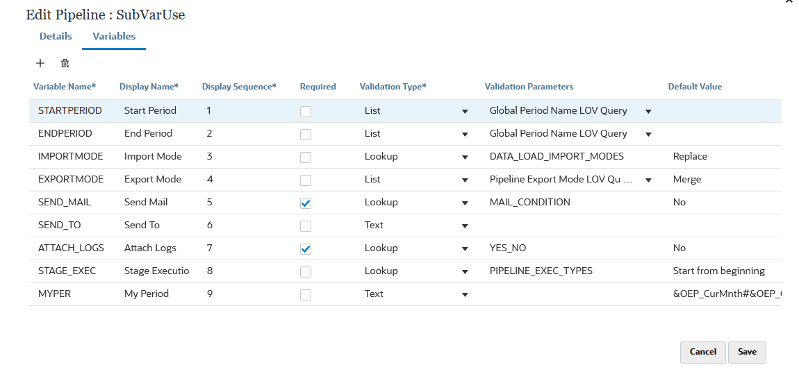 Image shows substitution variable.