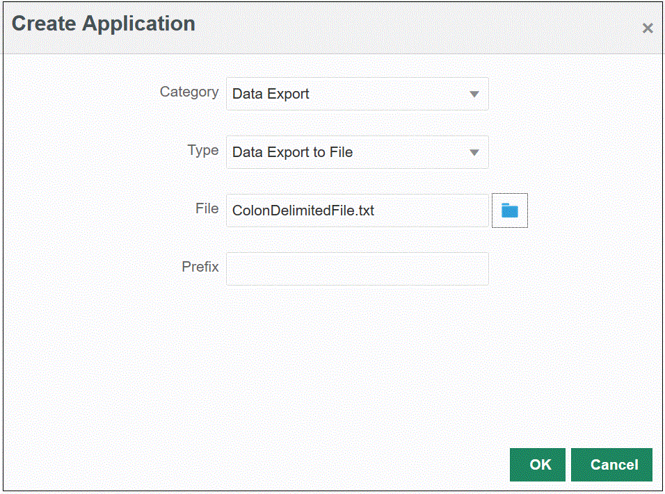 Image shows the Create Applications page. Image shows the Create Applications page.