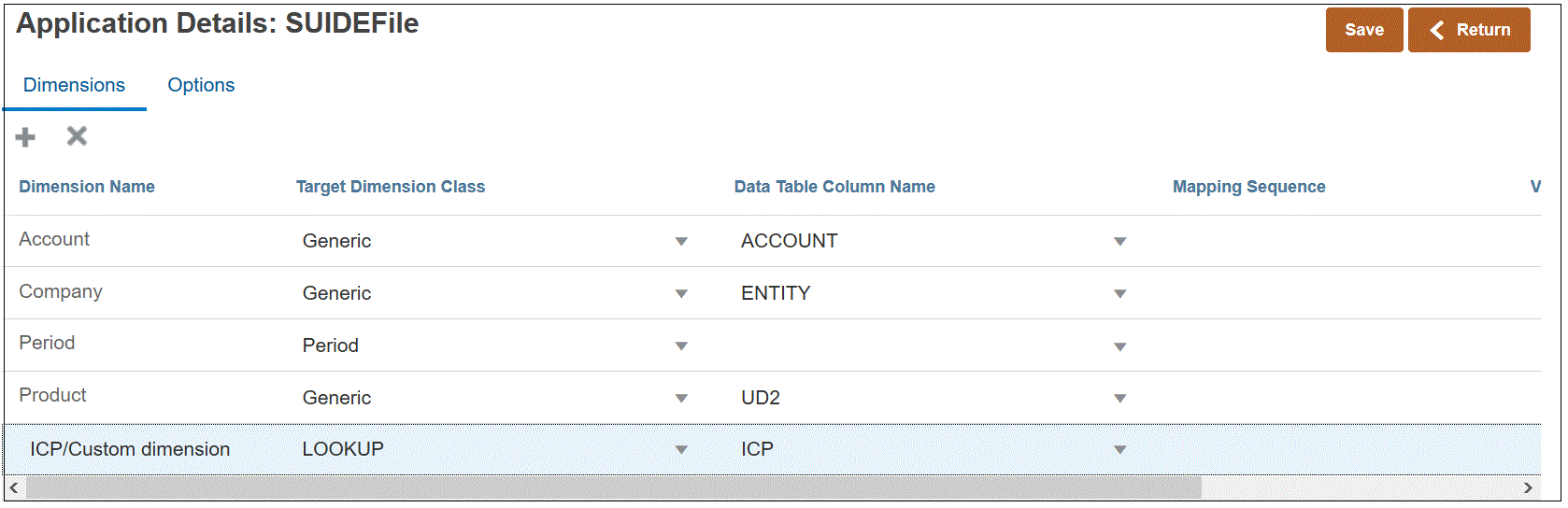 Image shows the Application Details page.
