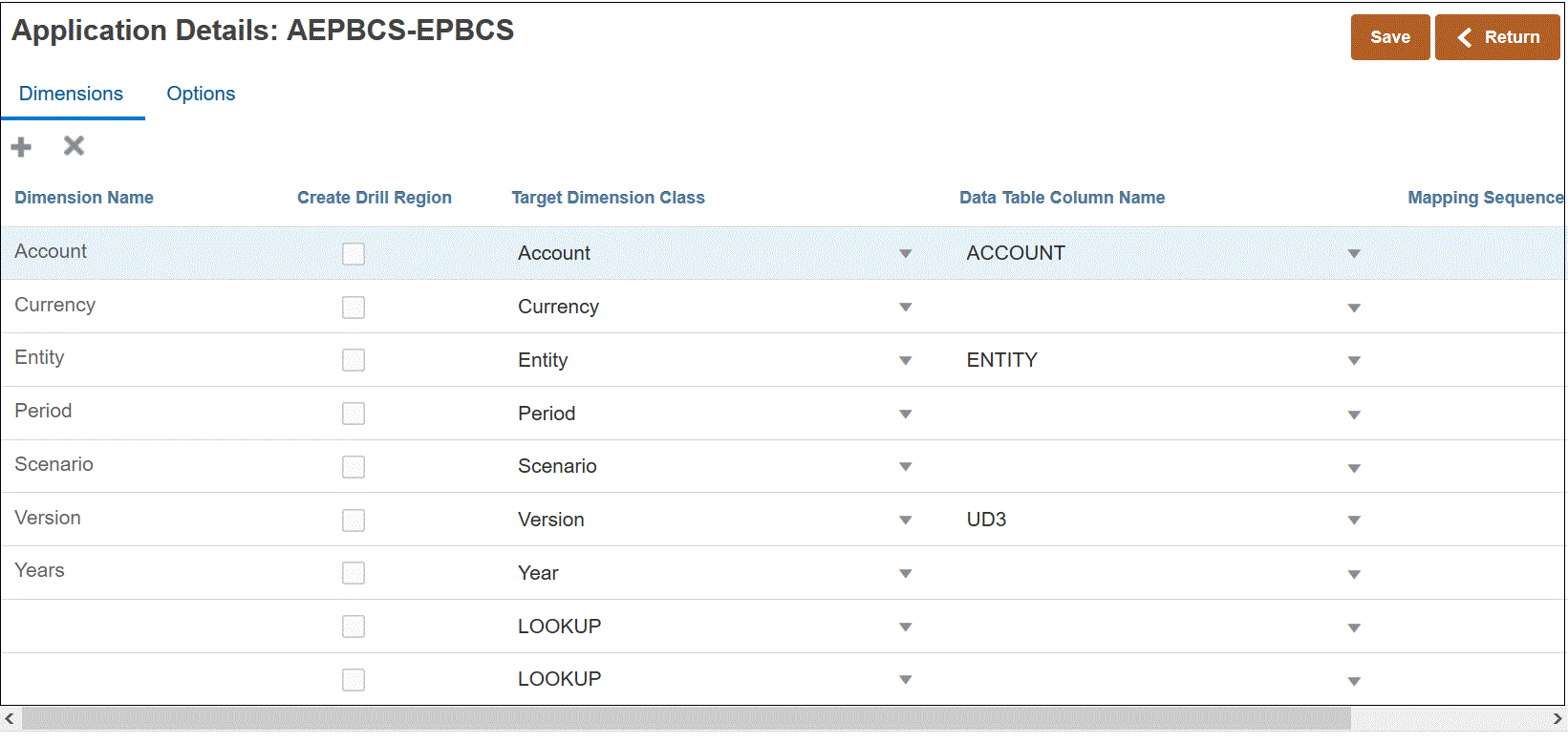 Image shows the Application Details page. Image shows the Application Details page.