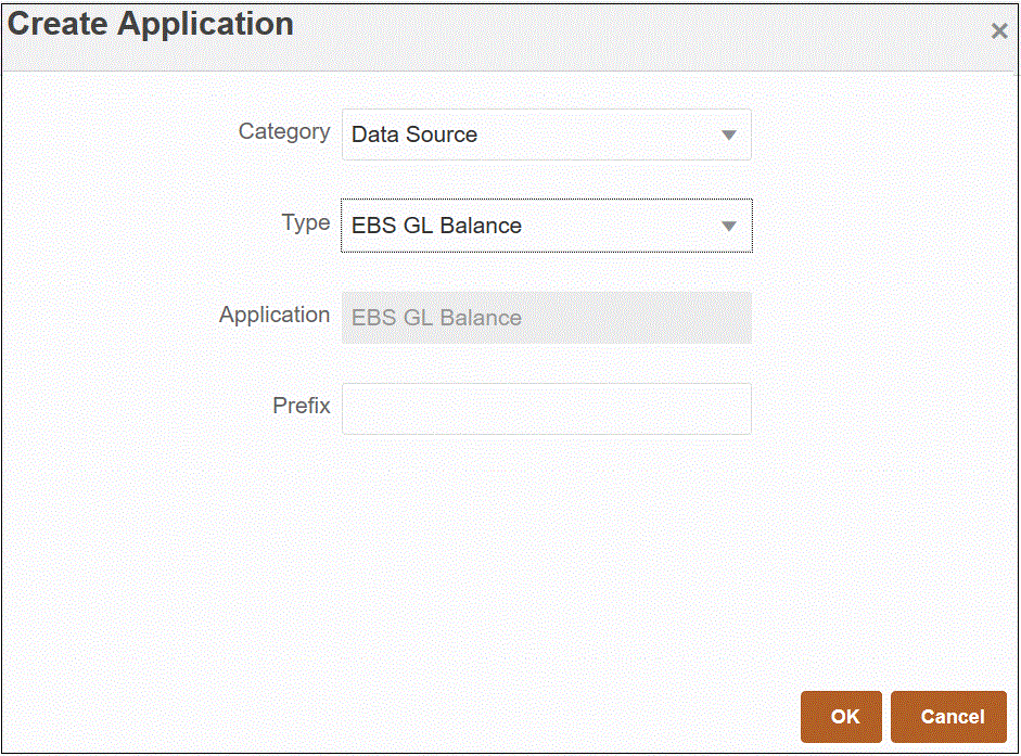 Image shows the Create Applications page. Image shows the Create Applications page.