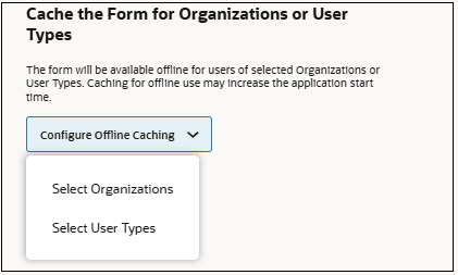 This screenshot shows how to Configure Forms for Offline Use in Plugins section.
