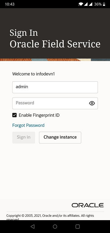 Image shows Sign-In page for Android.