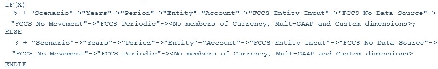 Changed Member Formula example