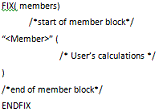Essbase Member Block Example 1