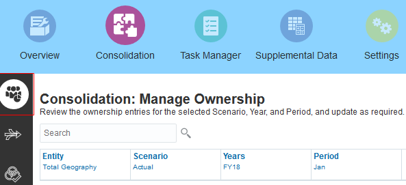 Manage Ownership tab