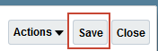 Save button