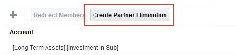 Create Partner Elimination button