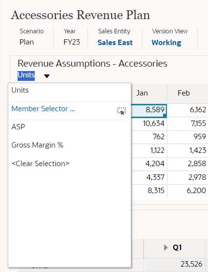 screenshot showing the POV member search interface